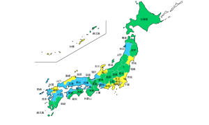 日本地図　営業範囲